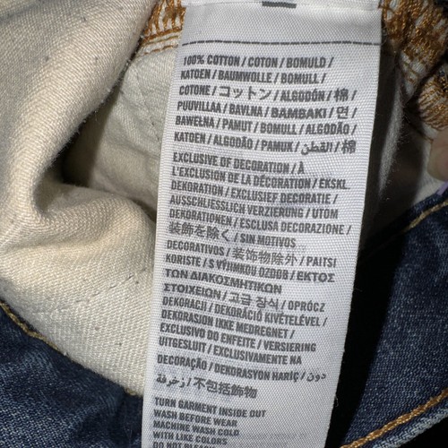 Abercrombie & Fitch Jeans Men 32x32 Blue Button Fly Skinny Straight Leg A&F Dark - Picture 7 of 7