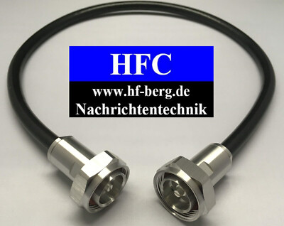 1,5 m Aircom Premium konfektioniert mit 2 x 7/16-Stecker bis 12 GHz / 50 Ω
