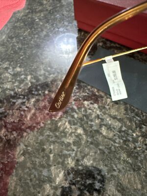 Cartier Trinity sun glasses. Gold Frame CT0360S 002 New Full  display picture 3