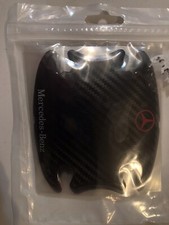 Pack of 4- Car Door Handle Bowls For Mercedes Benz Carbon Fiber