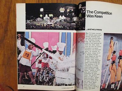 8/09/1975 TV Guide(ALMOST  ANYTHING  GOES/BUDDY  EBSEN/BONNIE  EBSEN/PAT BUTTRAM