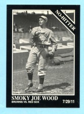 1991 The Sporting News # 336 Smoky Joe Wood--Browns vs. Red Sox-- Box 125