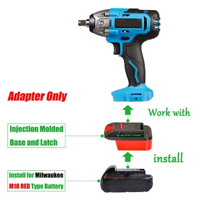 1x for Mastercraft PWR-POD 20V Tool Upgrade To for Milwaukee M18 Battery Adapter