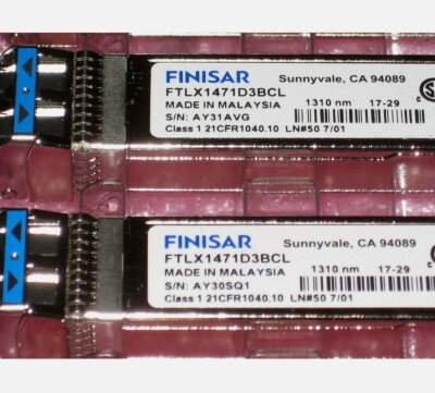 GENUINE Finisar FTLX1471D3BCL 10GB 1310nm LR 10km SFP+ 10GE 10GBASE-LR Original