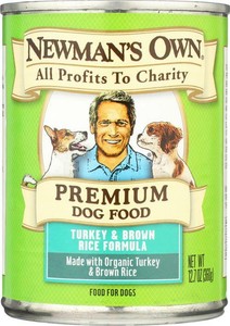 Newman's own organics premium Dog Food Turkey&brown Rice Formula (757645612104)