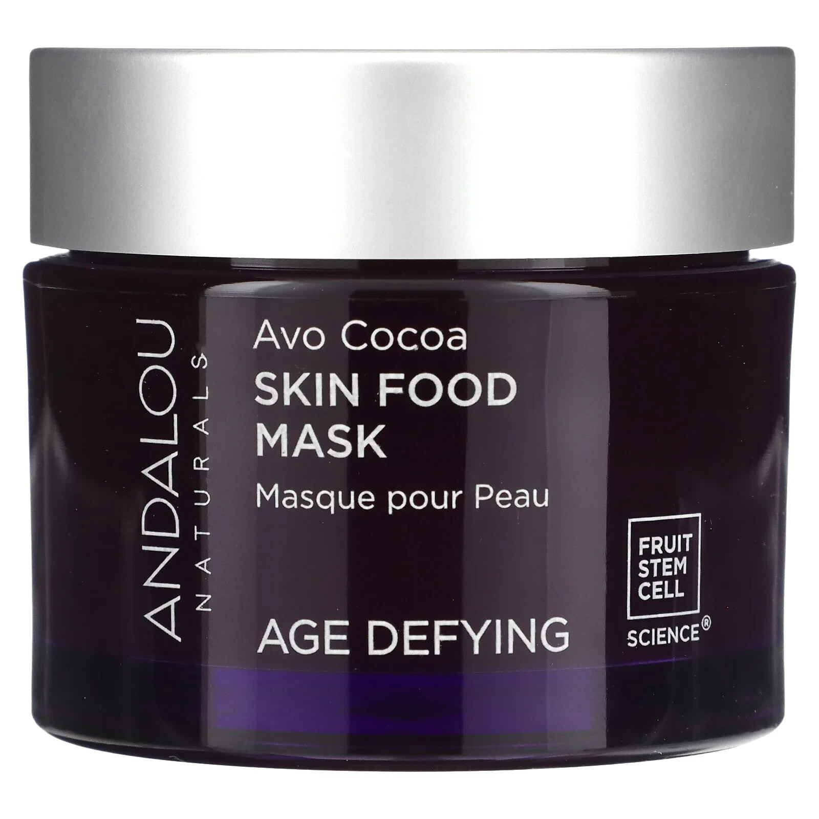 Andalou Naturals Skin Food Mask Avo Cocoa Age Defying 1 7 oz 50 g Cruelty-Free,