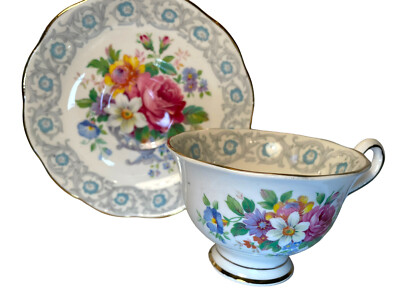 Royal Albert Fragrance Primula Tea Cup Saucer Bone China England