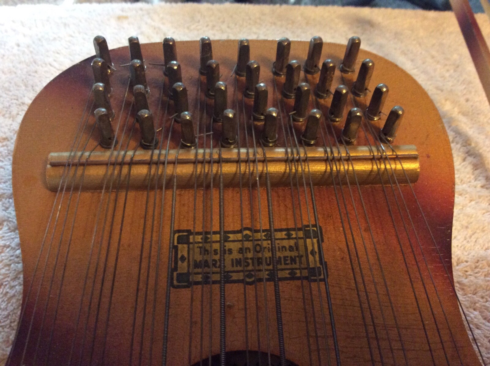 Vintage Original Marx ViolinUke w/Bow, Marxochime Colony NEW TROY MICH