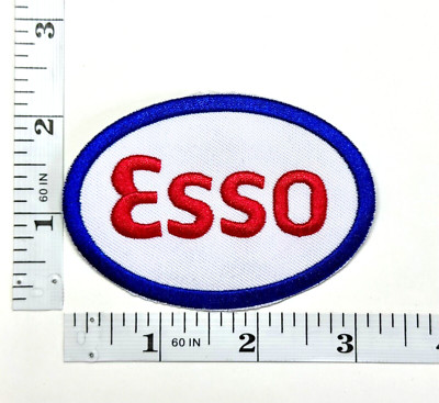 Embroidered Patch - Esso - ExxonMobil - Standard Oil - NEW - Iron-on