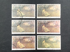 1981 AUSTRALIA PAINTING $2 ON THE WALLABY TRACK FRED MCCUBBIN BULK LOT 6 SHADES
