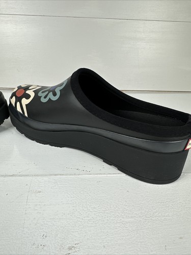 Hunter Play Clogs Größe US 11 EU 43 Flower Pop Print Garten Wasserdicht Schuh - Bild 10 von 11