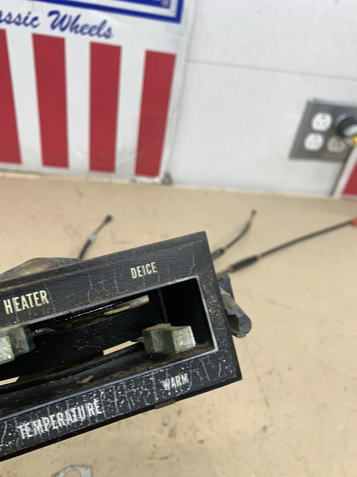 Buick Skylark/GS 1969-1972 sin aire acondicionado calefacción control temperatura clima 71 cables Electra! Foto 3 de 4