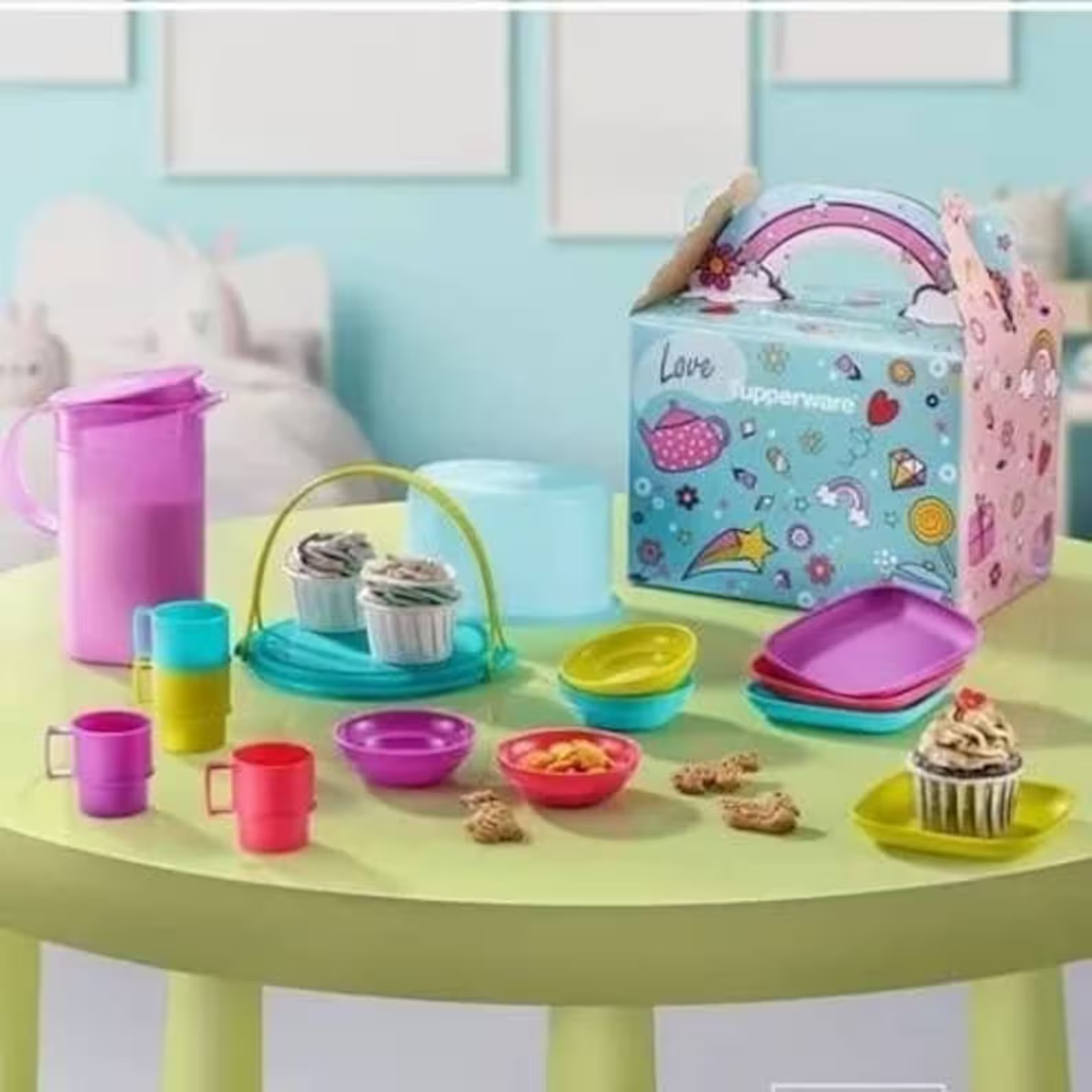 Tupperware 14pcs Miniature Cooking Set Kids Play Mini Toy Set Xmas
