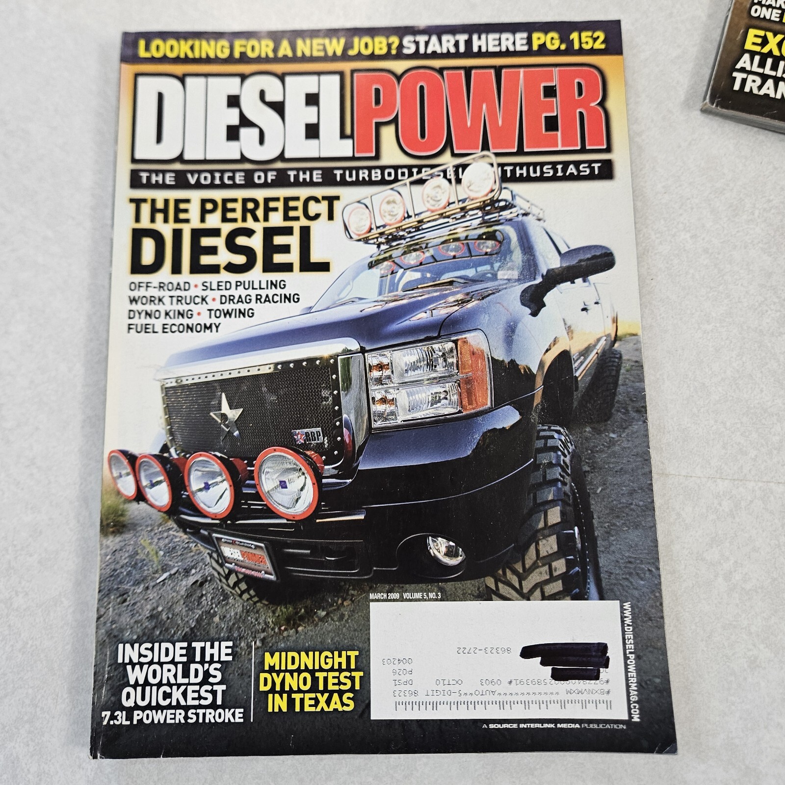 5 Diesel Power Magazines 2009 Back Issues USA Edition Vol 5