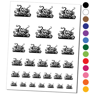 Octopus Squid Tentacles Arms Suction Cups Sea Monster Temporary Tattoo ...