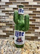 RARE VTG 1995 MILLER LITE BEER 3D OASIS HIGH LIFE CACTUS TAP HANDLE TAPPER KNOB