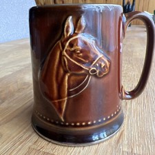 Vintage Sylvac Horse design tankard No. 3278