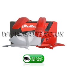 Honda CRF450R CRF 450 2002-2003 Polisport Plastics Kit Red White Plastic Set