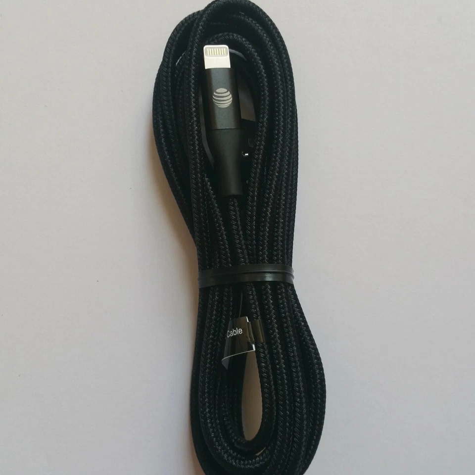 AT&T MFi-Certified 6ft Charge Sync Lightning USB Cable iPhone iPad - Image 4 of 4