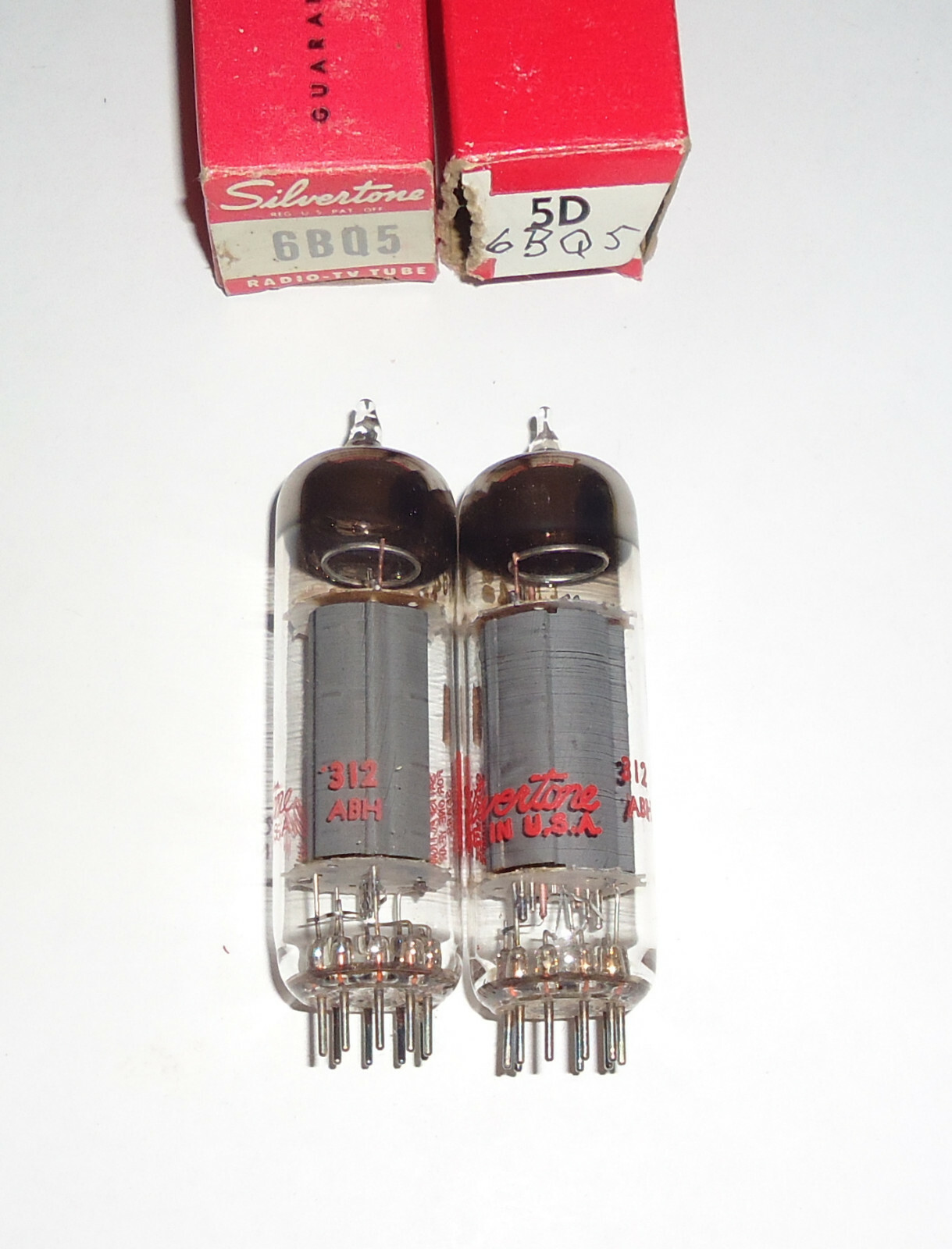 Paire De Tubes 6BQ5 EL84 GE NOS NIB – Matched Pair Vintage