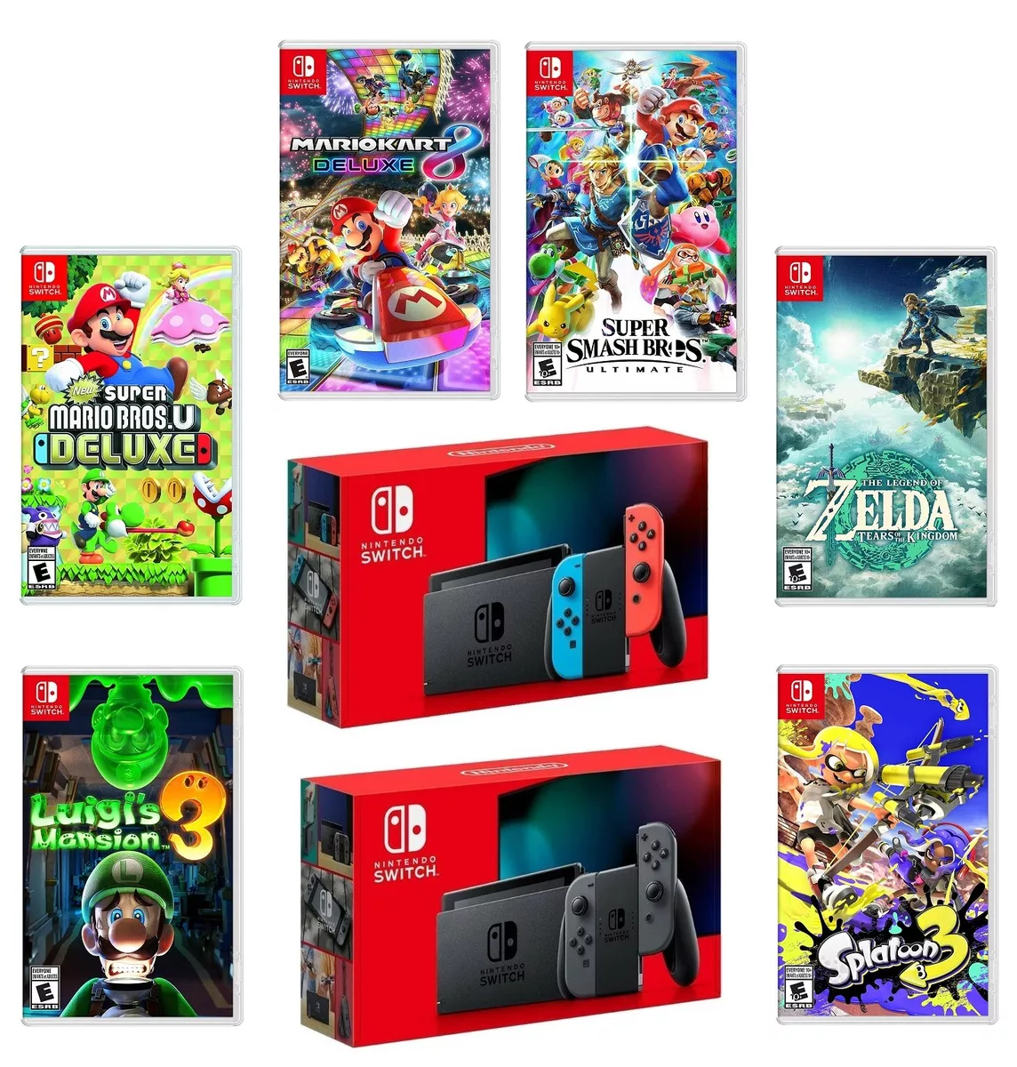 Walmart's enhanced Nintendo Switch bundle bests the official Black