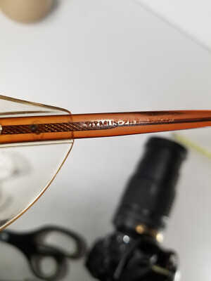 TITMUS Z87 SAFETY Glasses Frame w Side Shields Brown Plastic