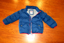 4-5y MINI BODEN ZIP PUFFER WINTER JACKET TOP LONG SLEEVE CLOTHING FLEECE