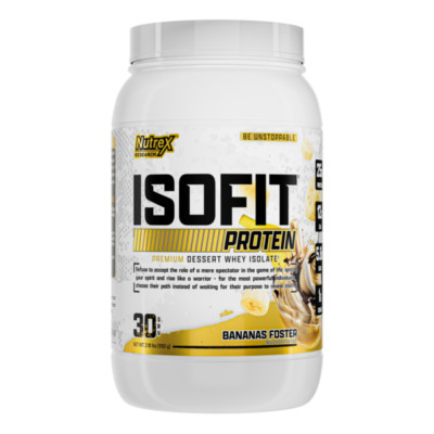 Nutrex Research ISO Fit Whey Protein Isolate Muscle Recovery  2LB, 5 Flavors