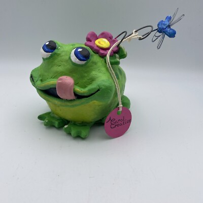 2017 A Carol Creation Handmade Hand Painted Frog 5 