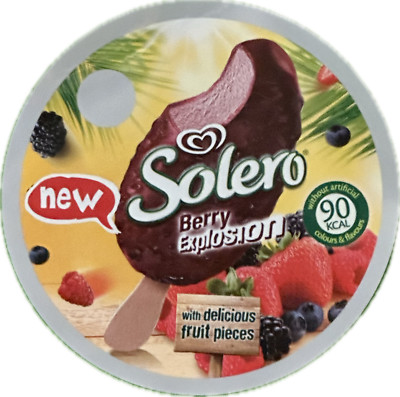 Walls Solero Berry Explosion, Ice Cream Sticker, Vinyl Sticker 