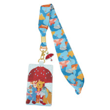 Loungefly Disney Winnie the Pooh & Friends Rainy Day Lanyard with Card Holder