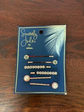 Sincerely Jules by Scünci Crystal and Pearl Bobby Pins -6pk