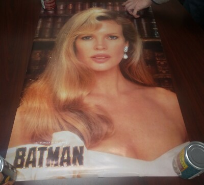 Vicki Vale 1521 Batman movie 1989  22''x34'' poster GGA cave garage  kim Basinger