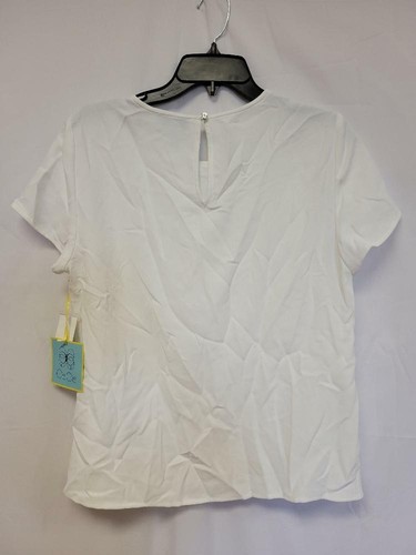 MSRP $89 CeCe Womens Top White Size M - Picture 2 of 2