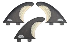 Pacific Vibrations Stealth Carbon Am1 Medium Fits Fcs SURFBOARD TRI 3 FIN Fins
