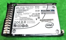 HP Intel SSD DC S3610 800GB 2.5" SATA SSDSC2BX800G4P 805381-001 w/caddy G9 G10