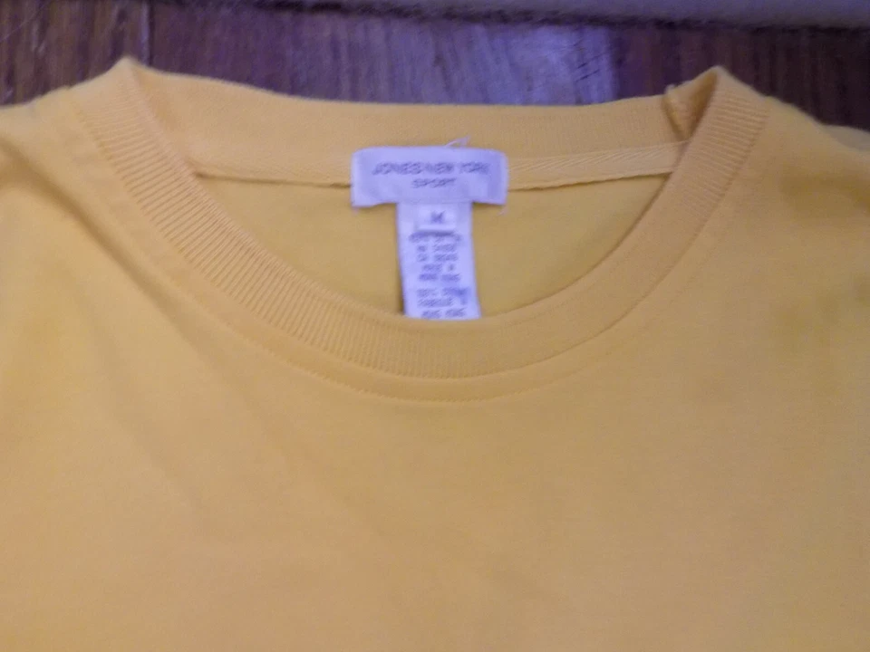 Vtg Sweatsuit Jones New York Rugby Top Red Yellow Blue Color Block & pants M/L - Image 3 of 4