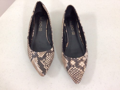 Aldo Ballet Flats Leather Shoes Womens 6 - Picture 3 of 9