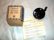 Vintage Bernat Rug Cutter with paperwork Great Britain Emile Bernat Sons