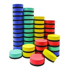 Mini Dry Erase Erasers, 48 Pack Magnetic Whiteboard Dry 48pack-4 Colors