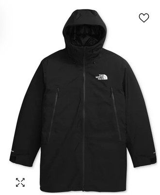 north face black coat