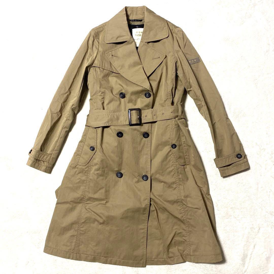 ジャケット・アウター TATRAS Logo Nylon Poly Trench Coat TATRAS Trench Coat with Down Liner, Size 2, 100% Nylon