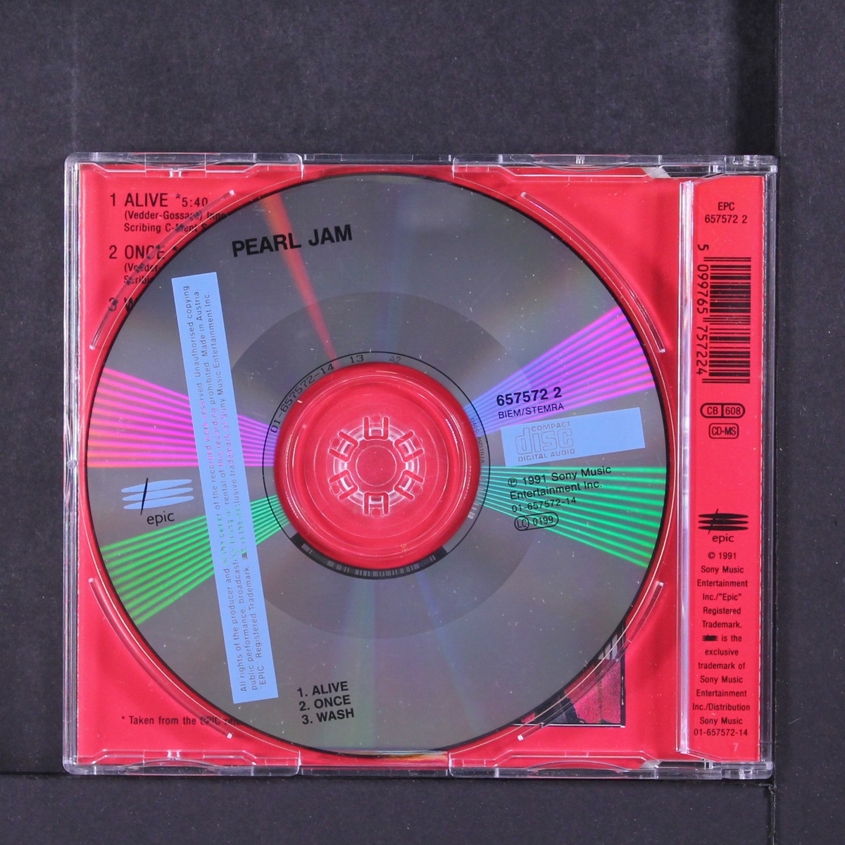 PEARL JAM: alive EPIC CD Single Euro | eBay