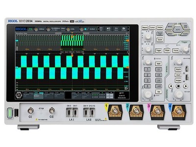 Rigol MHO2034 - Mixed Signal Oscilloscope (350 MHz / 12-bit / 4 Analog Channels)