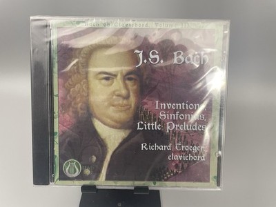 Bach on Clavicord 3: Inventions Sinfonias Preludes by Richard Troeger (CD, 2000)