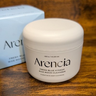 Arencia Fresh Blue Hyssop Rice Mochi Cleanser 120g 4.23oz exp 2028 Purifying