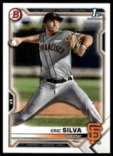 2021 Bowman Draft #BD-162 Eric Silva