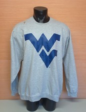 West Virginia WV Logo Gray Sweatshirt Men's Size 2XL