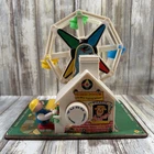 Vintage Fisher-Price #969 Music Box Ferris Wheel 1966 Working Toy