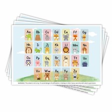 Disposable Stick-on Placemats 40 Pack for Baby Kids, 12 X 18 Inches